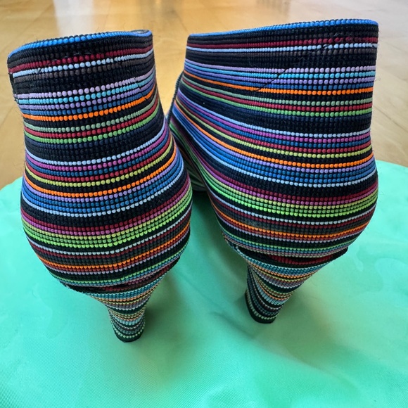 Women's NWOT United Nude Multi Coloured 'Fold' Bootie Sz 41 - Picture 6 of 13